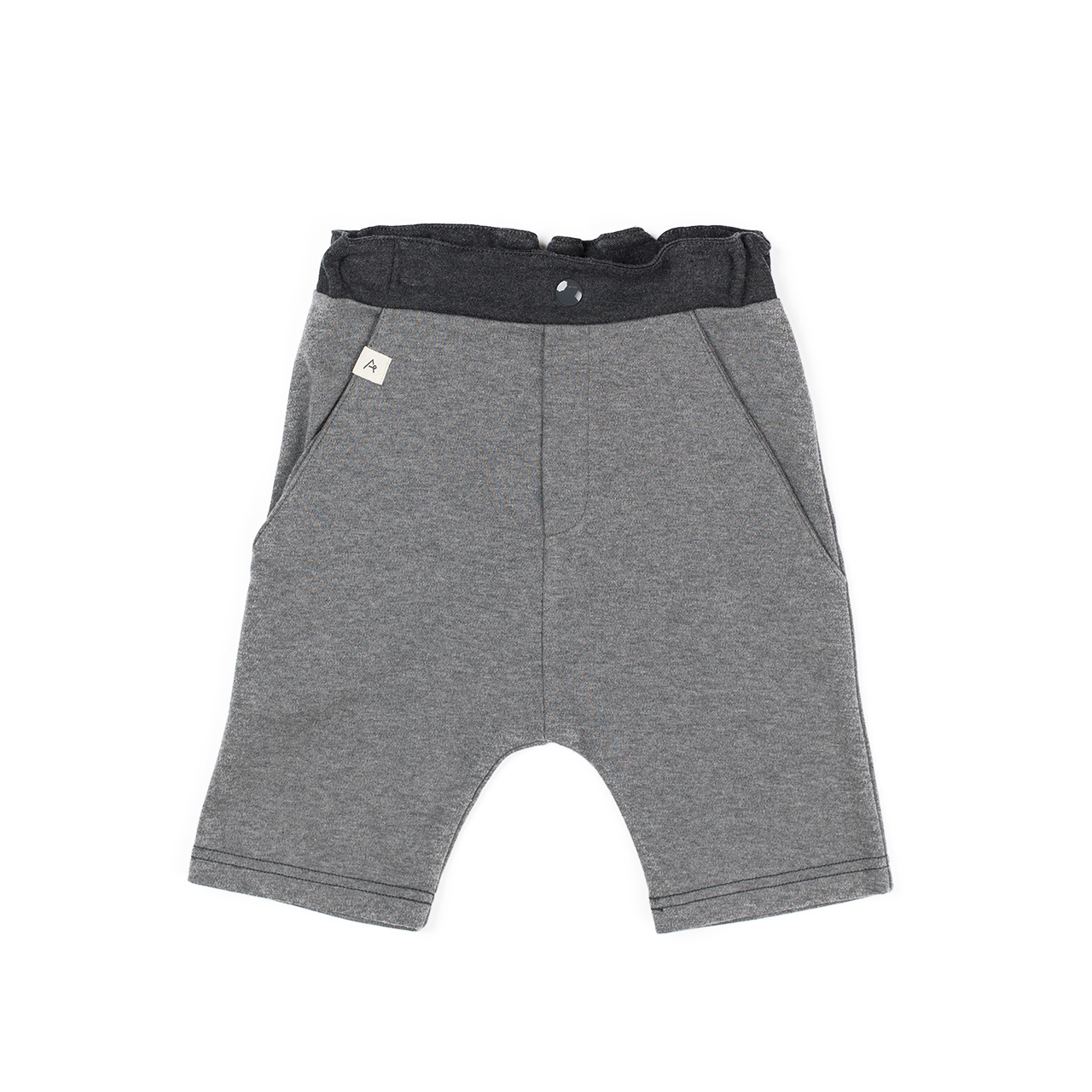 〖 Albababy 〗灰色純棉短褲