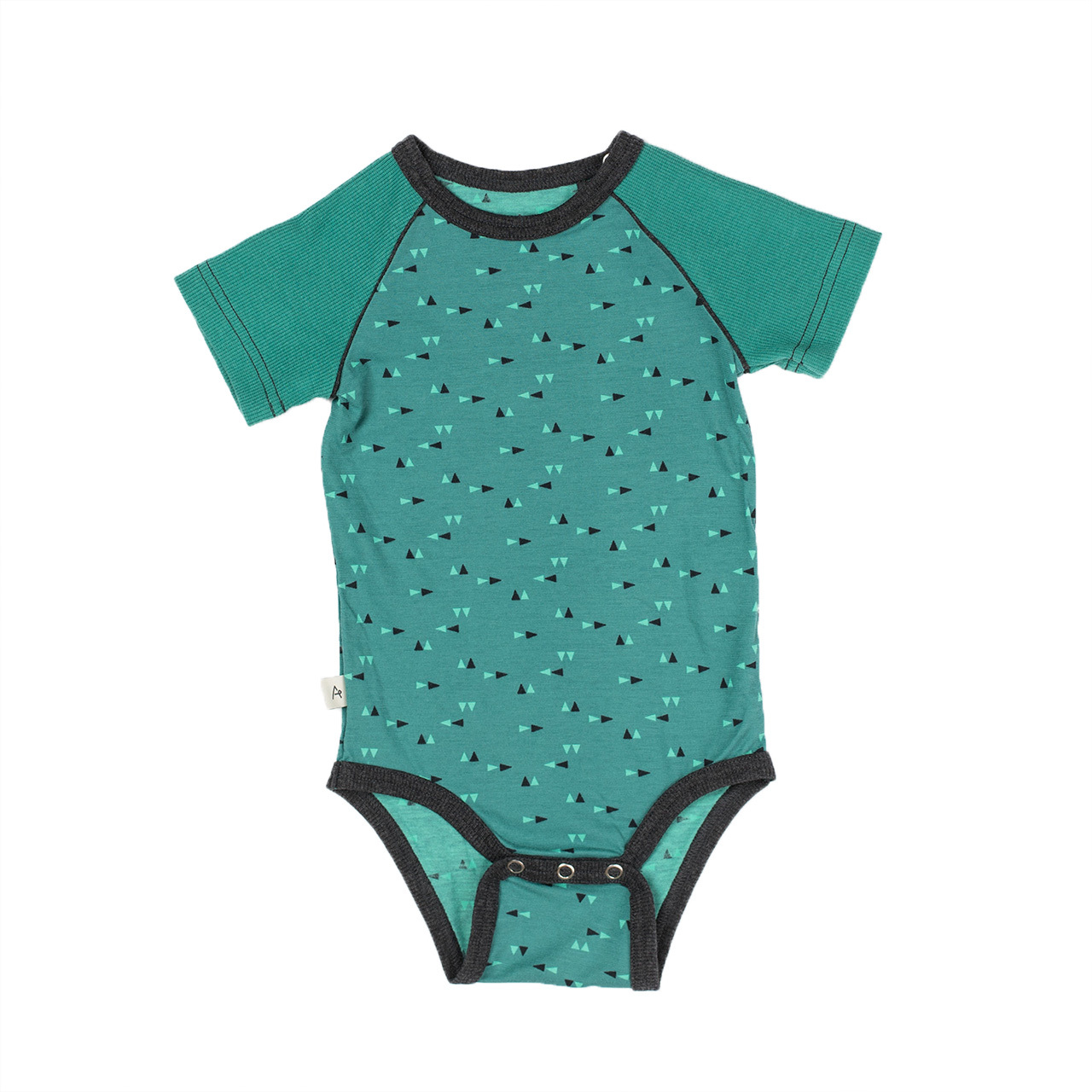 〖 Albababy 〗綠色三角形包屁衣