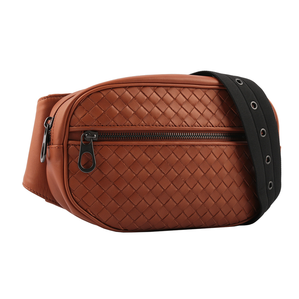 【BOTTEGA VENETA】INTRECCIATO VN編織皮帶包/腰包/斜肩包