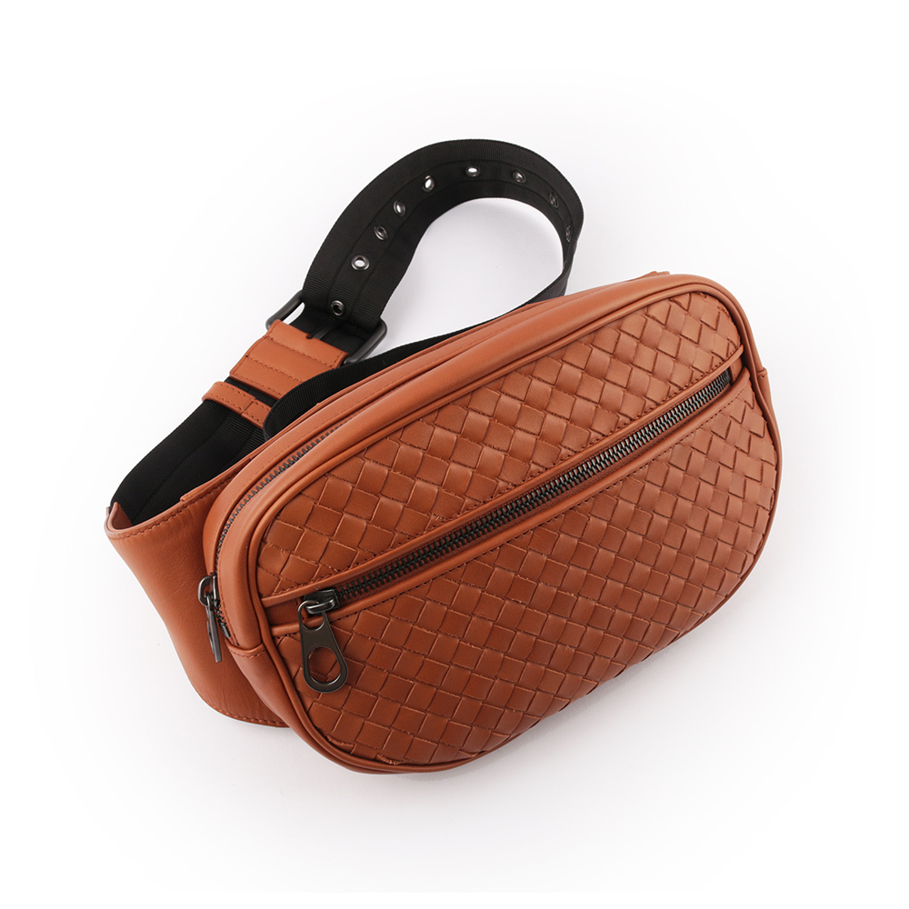【BOTTEGA VENETA】INTRECCIATO VN編織皮帶包/腰包/斜肩包