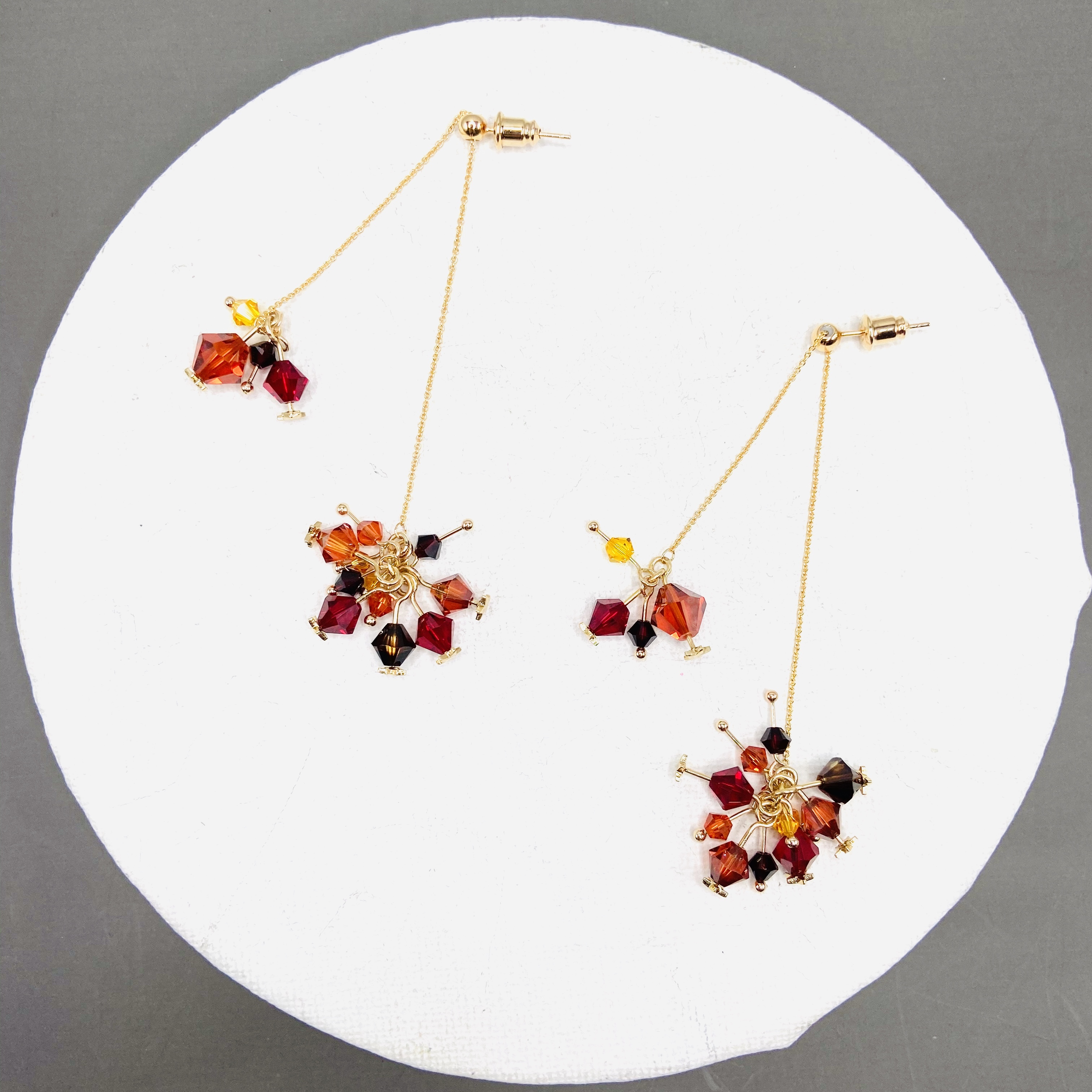 COLE COOL高氣質swaroski水晶 可調長度耳環耳夾