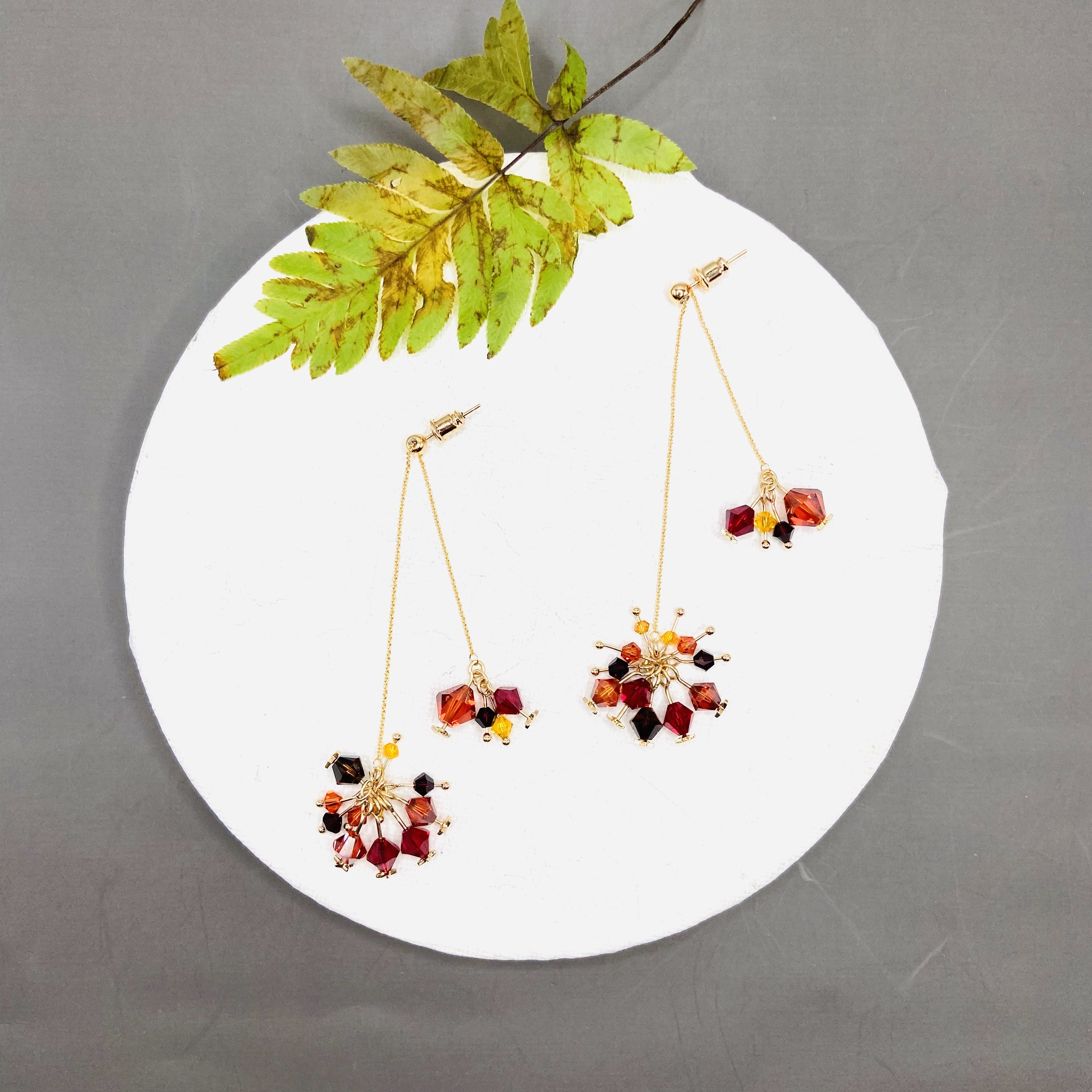 COLE COOL高氣質swaroski水晶 可調長度耳環耳夾