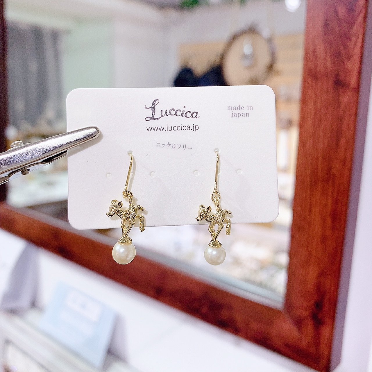 小鹿珍珠耳環 (網站限定優惠)