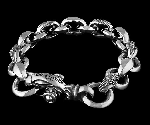 Carved Silk Heron Bracelet