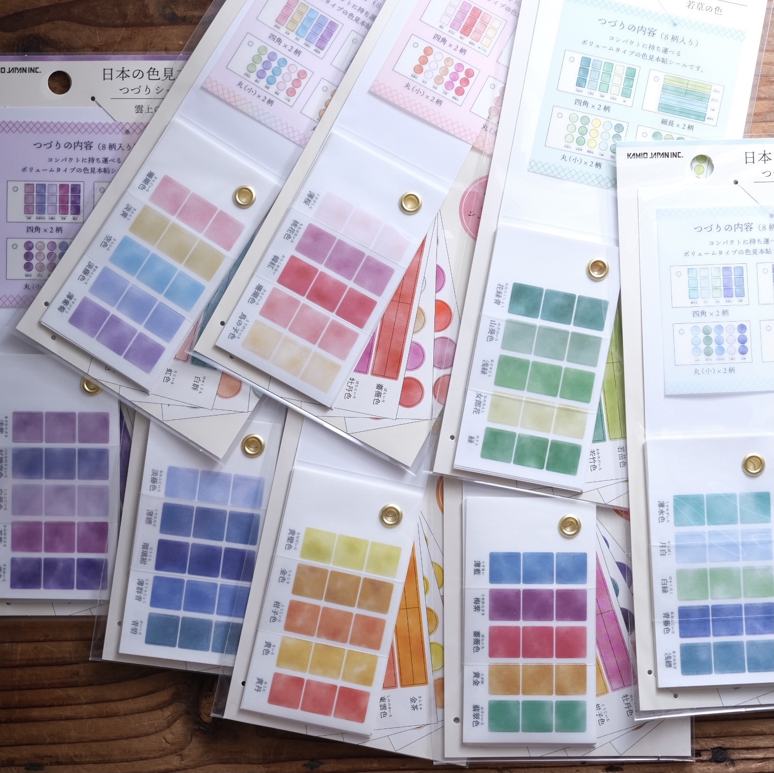 色見本帖 色票貼紙本/日本 KAMIO JAPAN