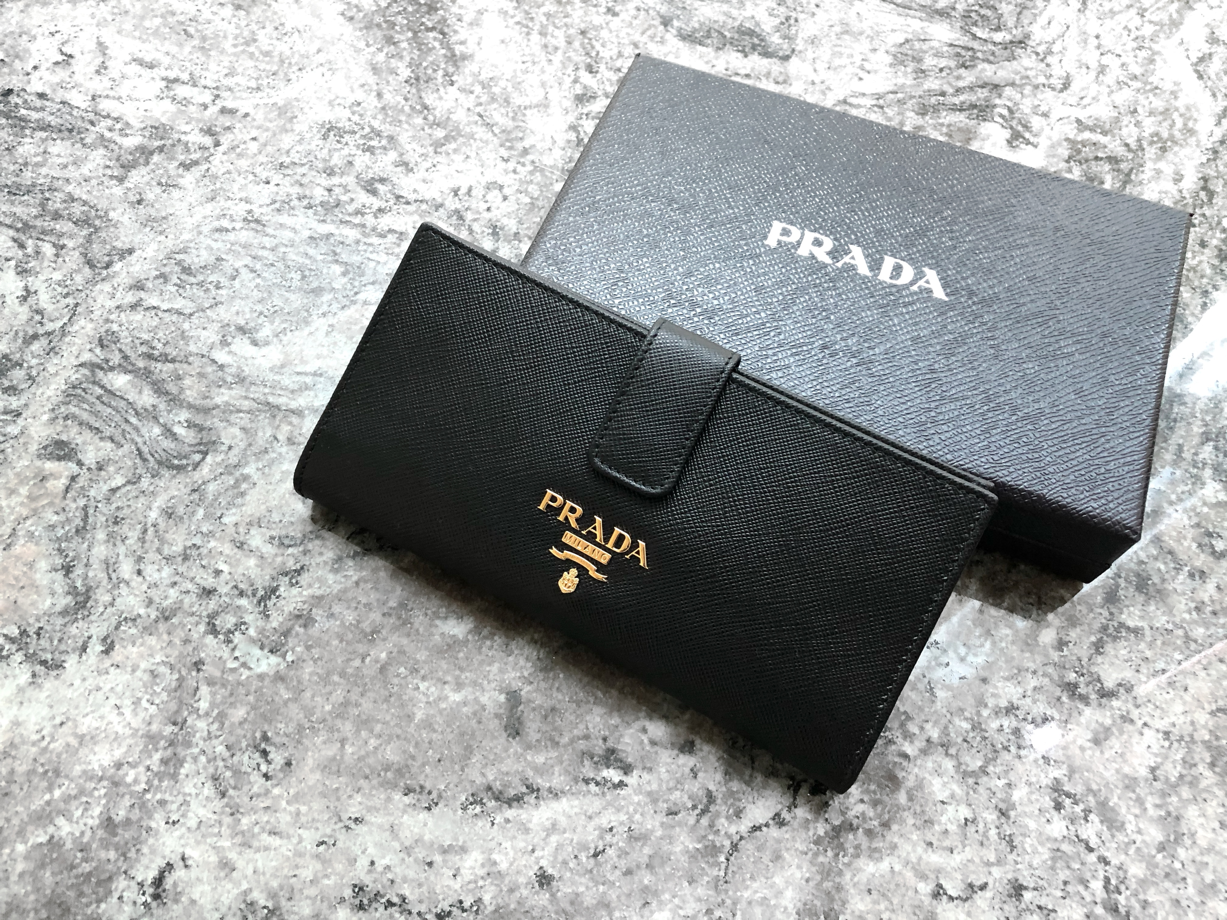 PRADA Long slim wallet