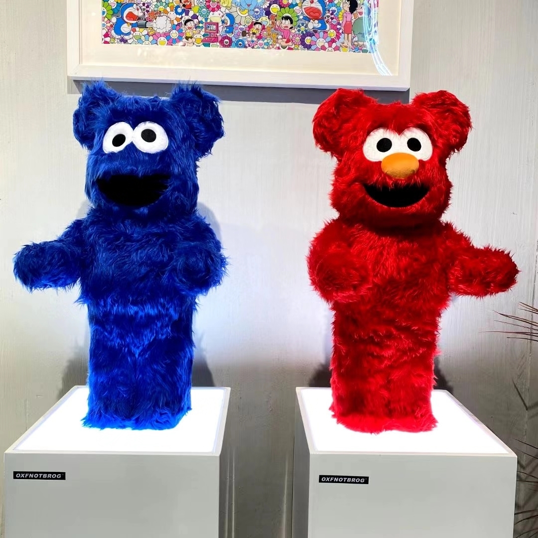 BE@RBRICK COOKIE MONSTER Costume Ver. 400% SESAME STREET クッキー ...