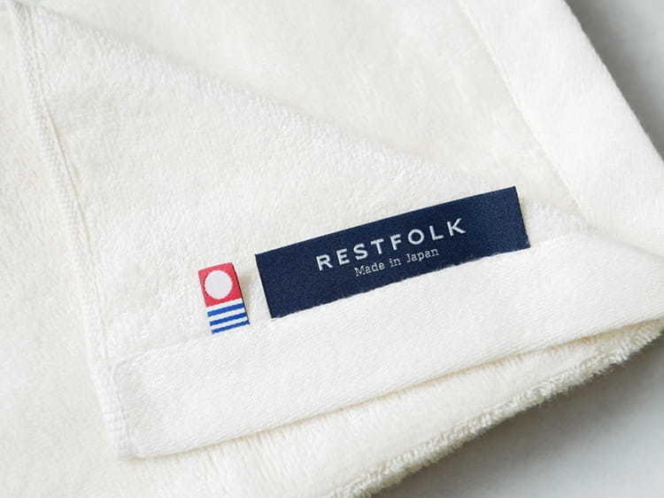 RESTFOLK 今治面巾(較厚) 米白｜shesay