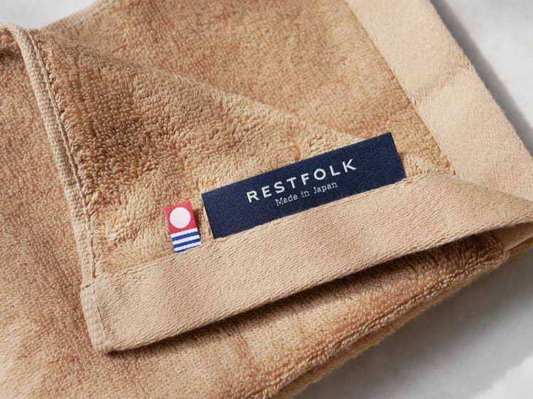 RESTFOLK 今治面巾(較厚) 焦糖色｜shesay