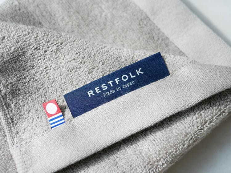 RESTFOLK 今治面巾(較厚)  灰色｜shesay
