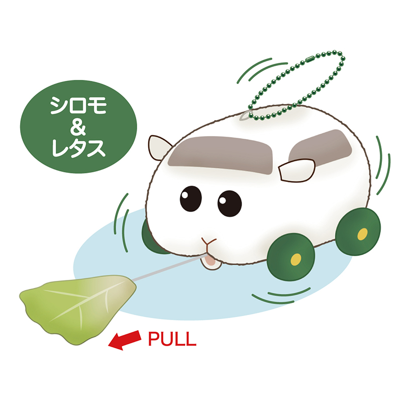 天竺鼠車車 PUI PUI 多款原裝震動發條玩偶收藏