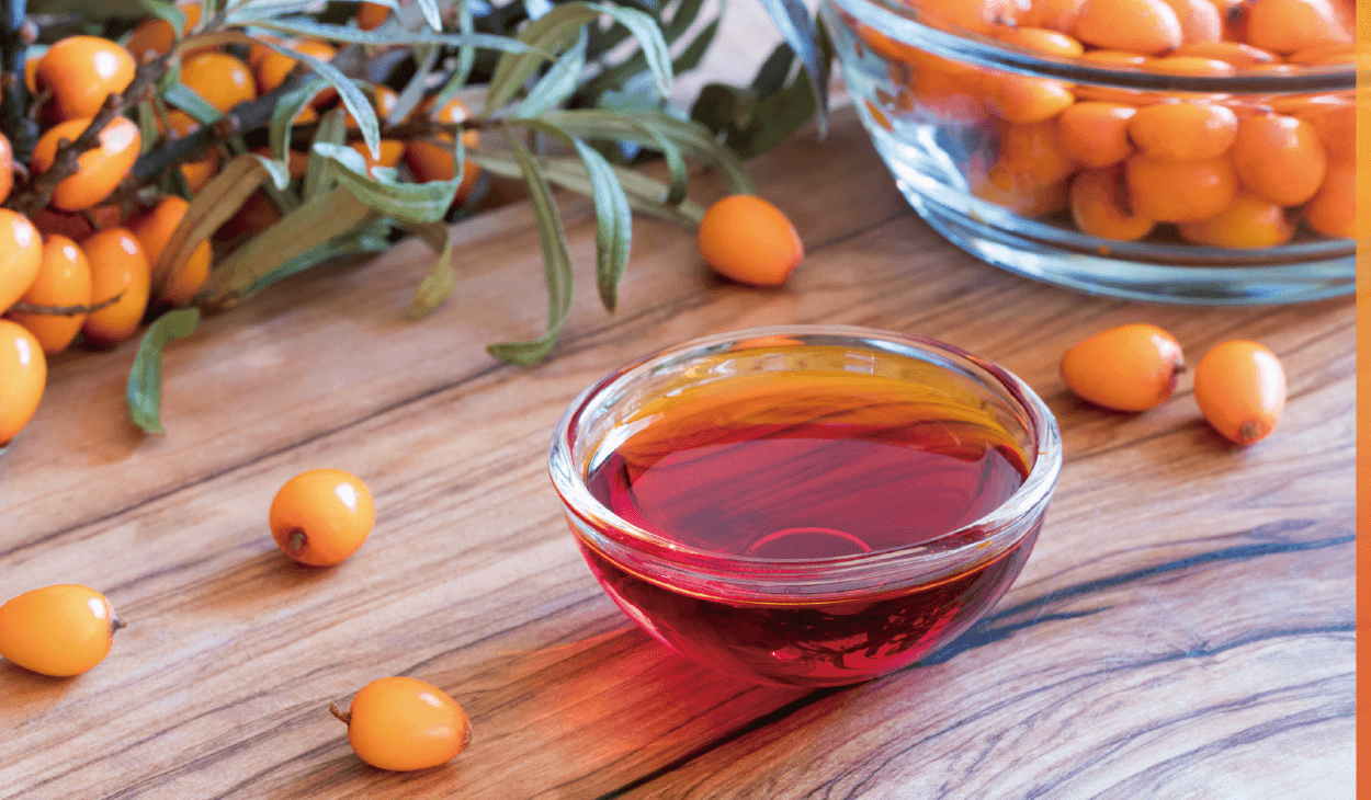 沙棘果油中的omega-7是肌膚健康很重要的營養成分