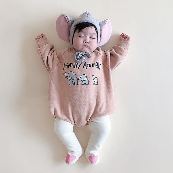 friendly animal bodysuit