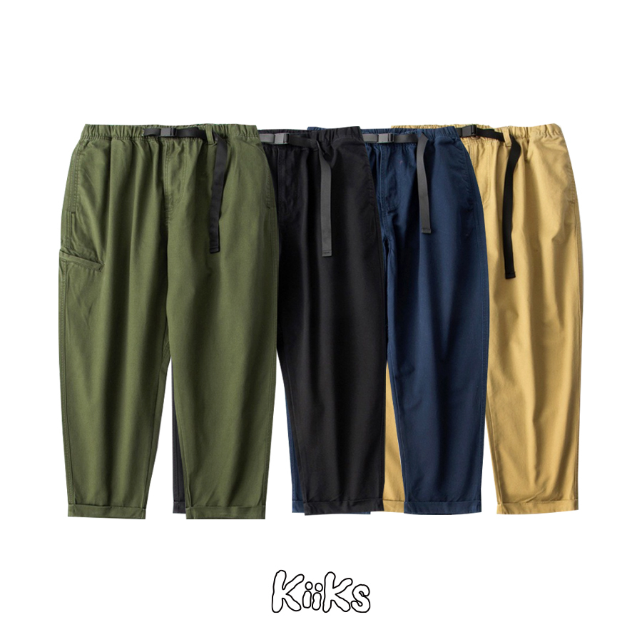 KIIKS STUDIO TYPE ONE CHINO PANTS 錐形工裝長褲 立體剪裁 內置腰帶 日系 CP-DS-17 18 19 20[EW]