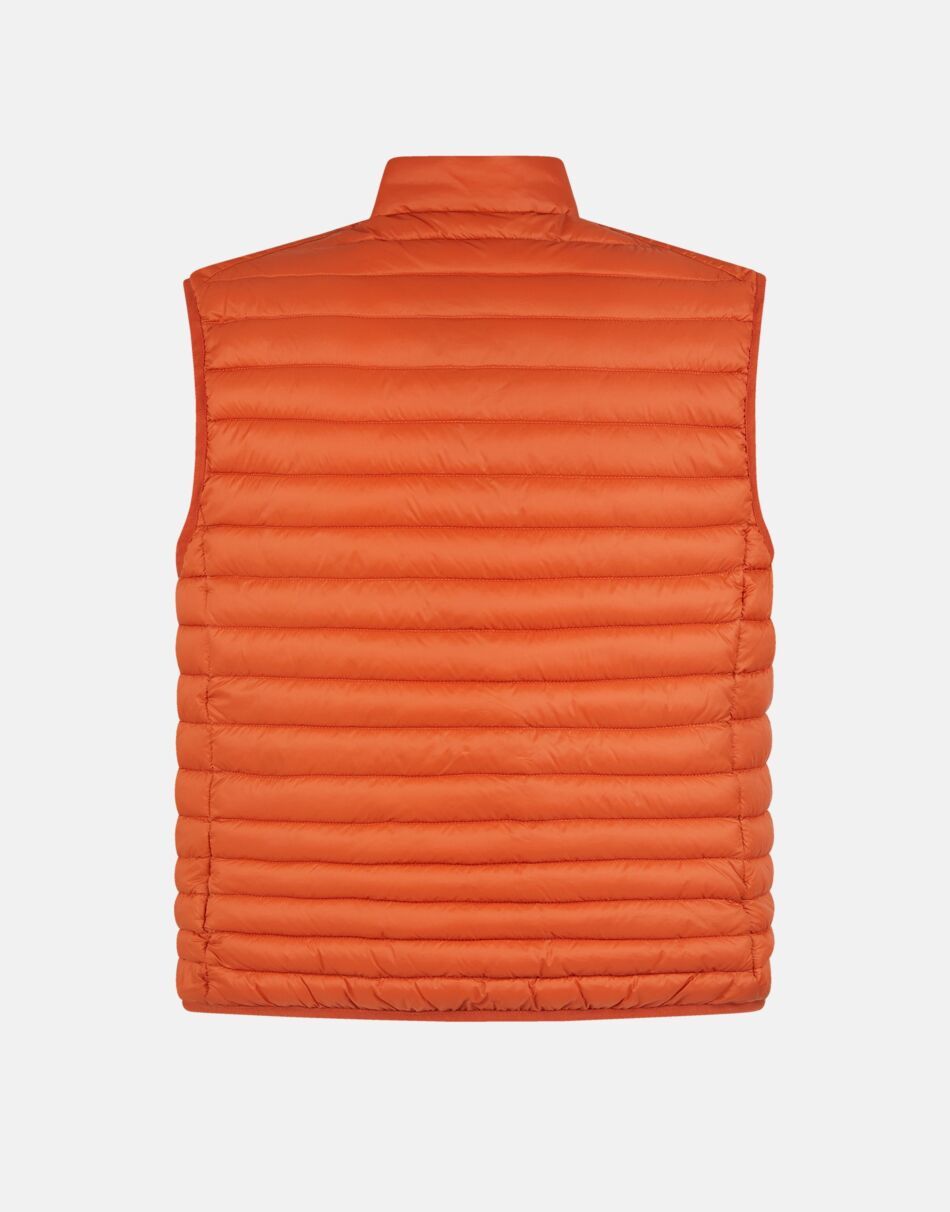 Save The Duck 春夏男款GIGA 人造羽絨保暖背心 70003橘 211-D82410