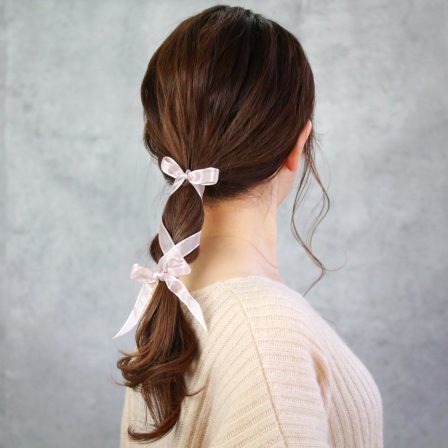 [日本制] 糖果色蝴蝶圈扣連髮帶