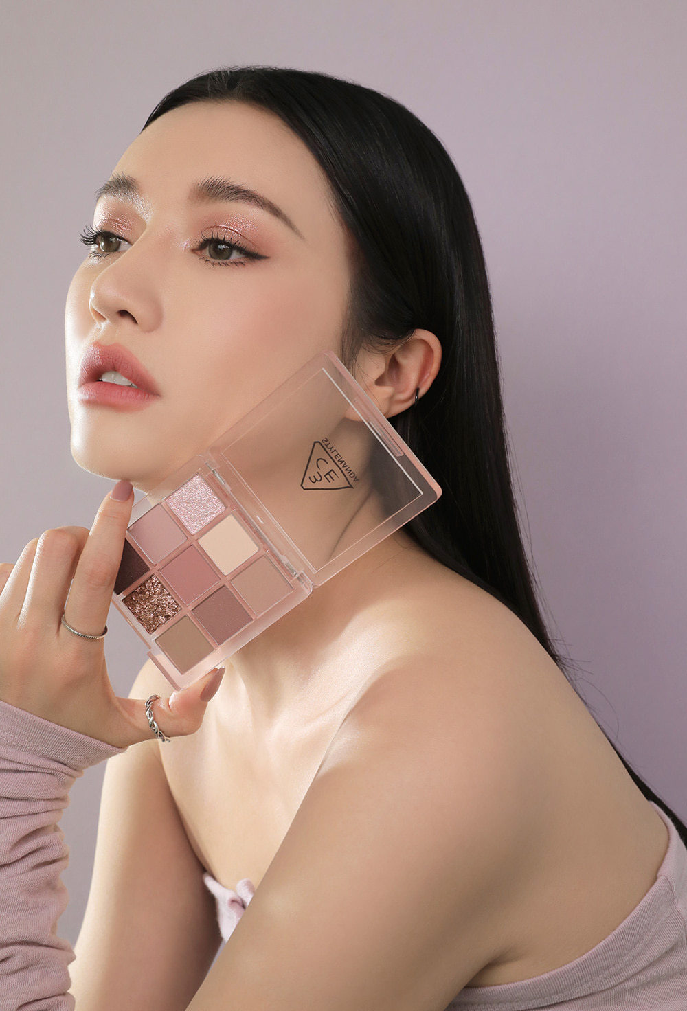 [ 3CE ] Clear Layer Edition Warm & Cool - Multi Eye Color Palette #Some Def