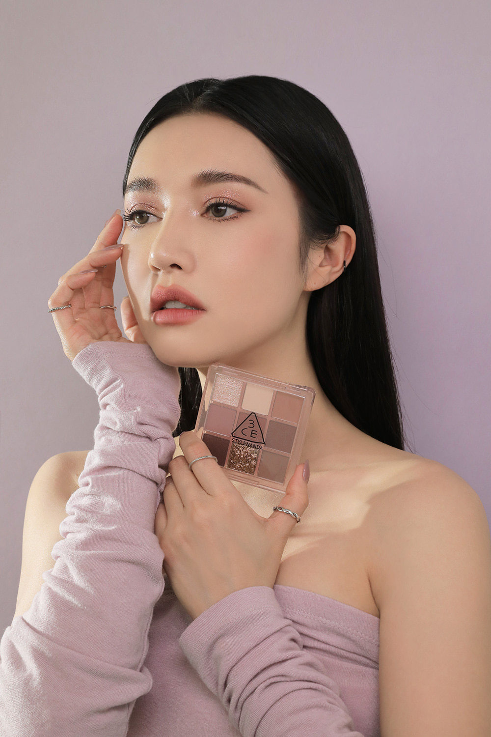 [ 3CE ] Clear Layer Edition Warm & Cool - Multi Eye Color Palette #Some Def