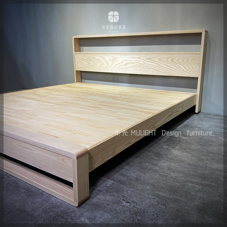 台灣製- 日日-全實木造型床架|可訂製