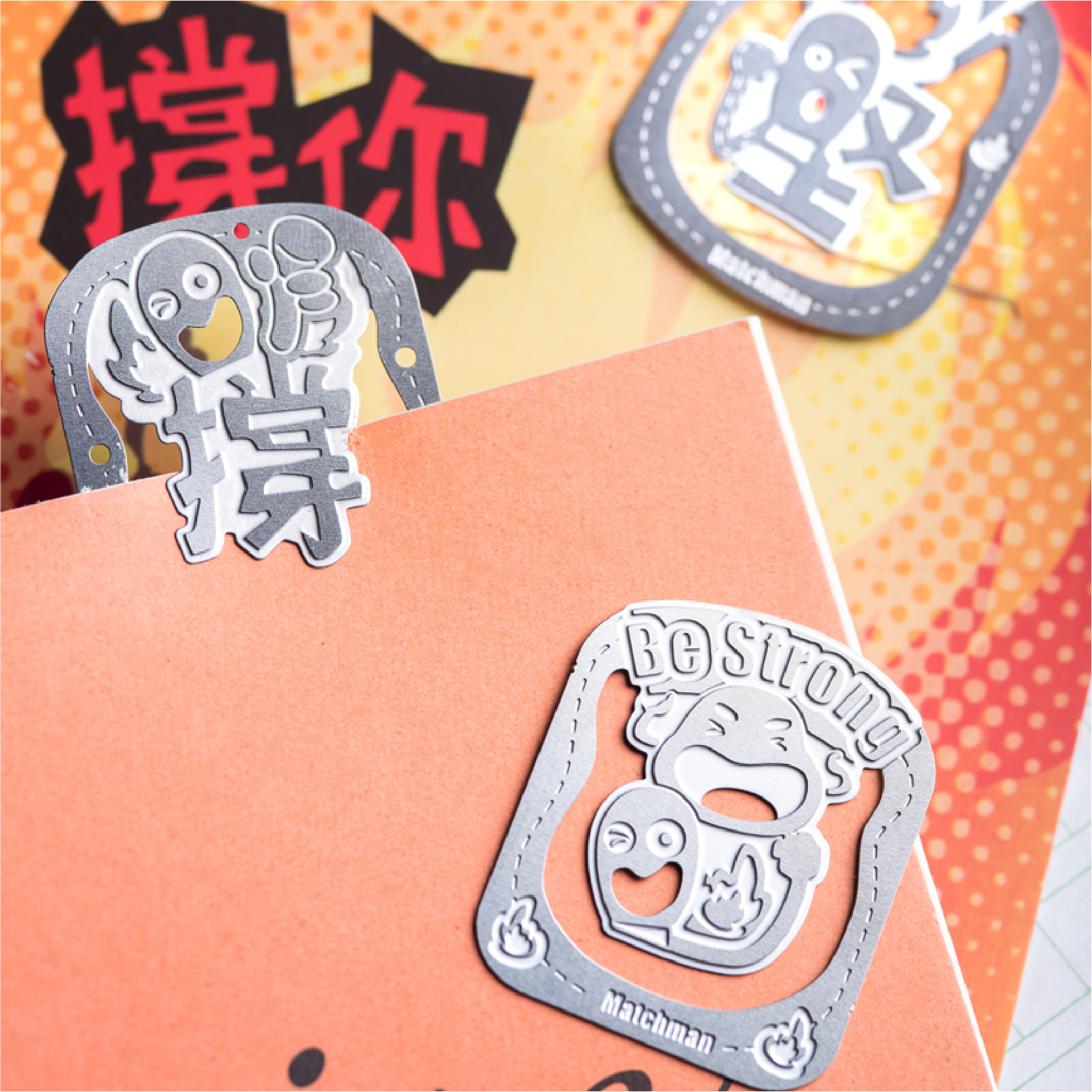 火柴人文儀用品｜金屬書籤心意卡