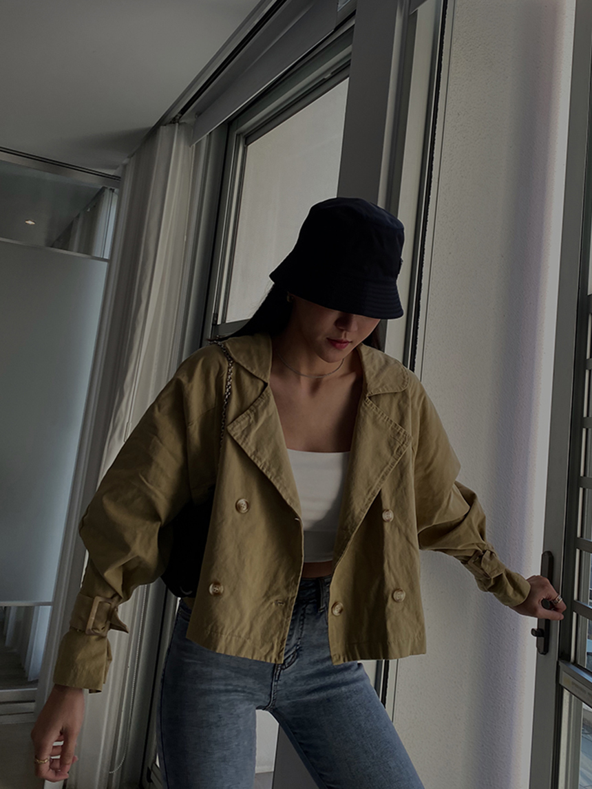 短版風衣外*2色