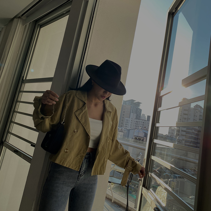 短版風衣外*2色