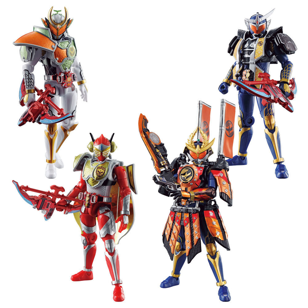 BANDAI 代理版 掌動SO-DO 假面騎士 鎧武 2 (一組8入)