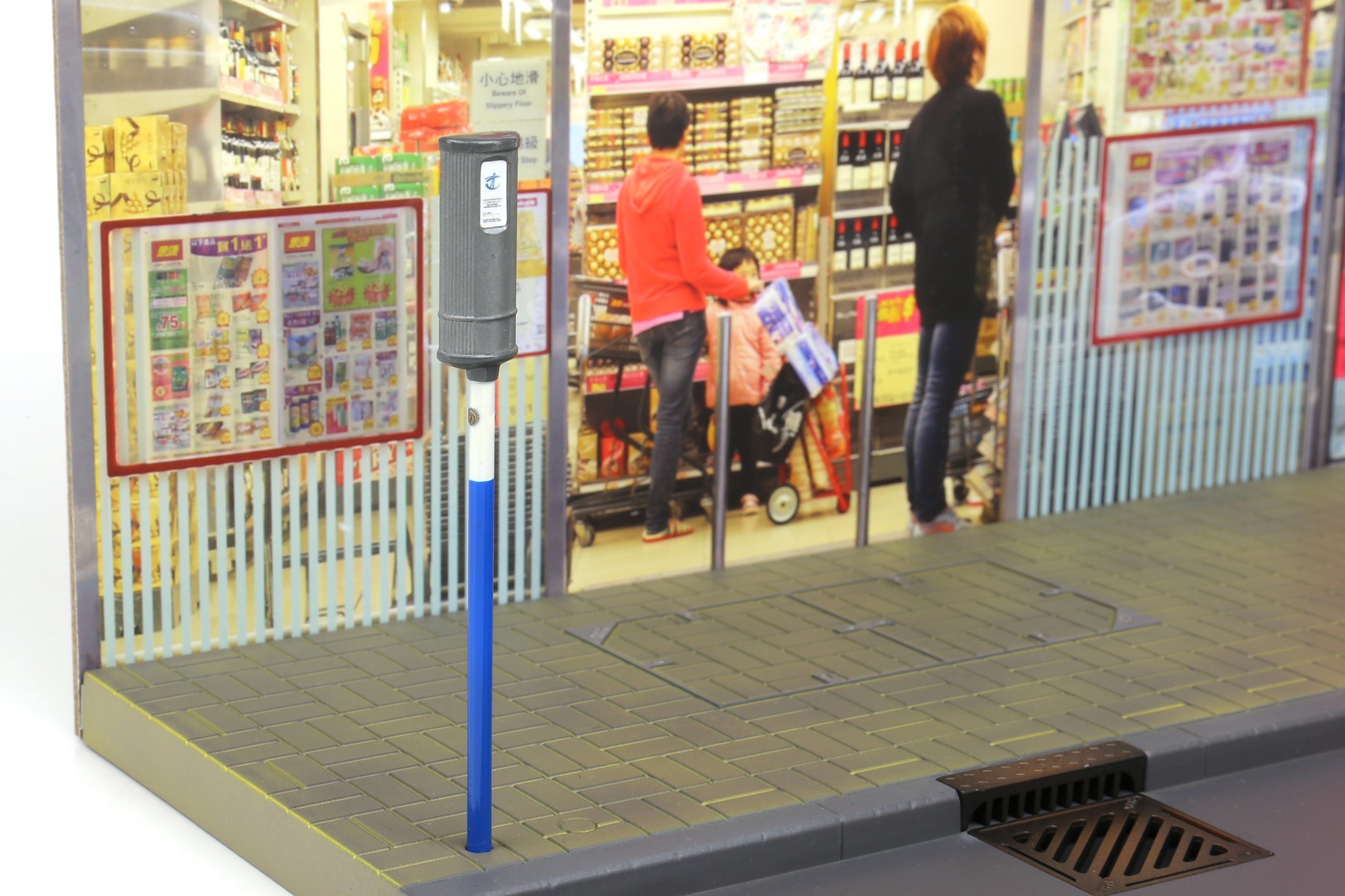 TINY 微影 1/18 S8 馬路超級市場情景套裝