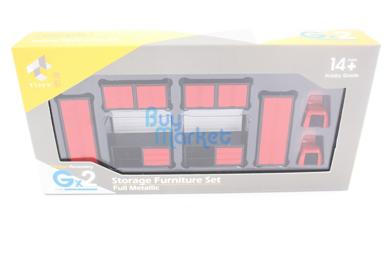 TINY 微影 1/43 Gx2 車房情景配件(全金屬)