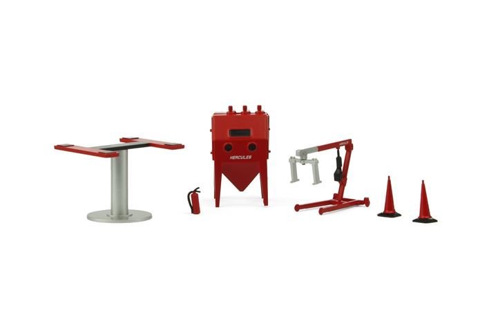 TINY 微影 1/43 Gx4 車房情景配件