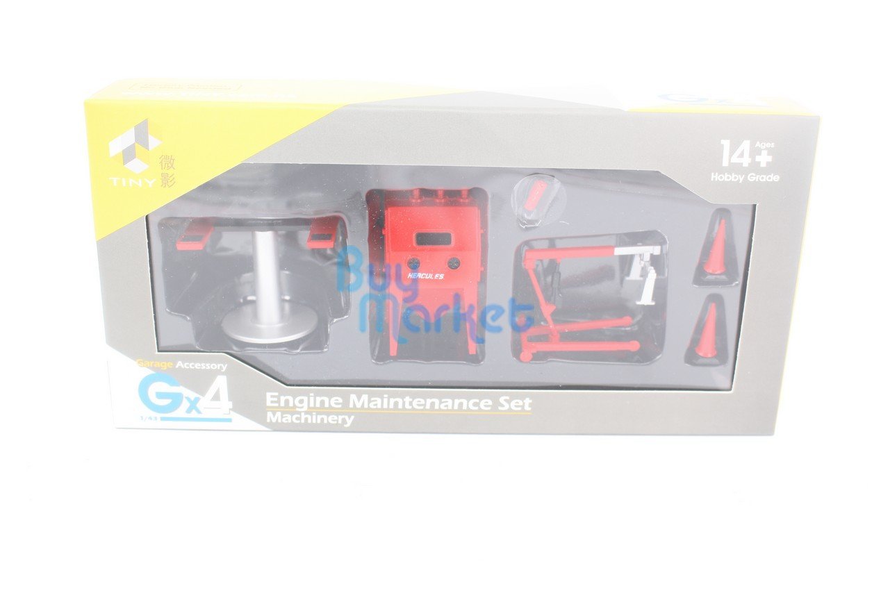 TINY 微影 1/43 Gx4 車房情景配件