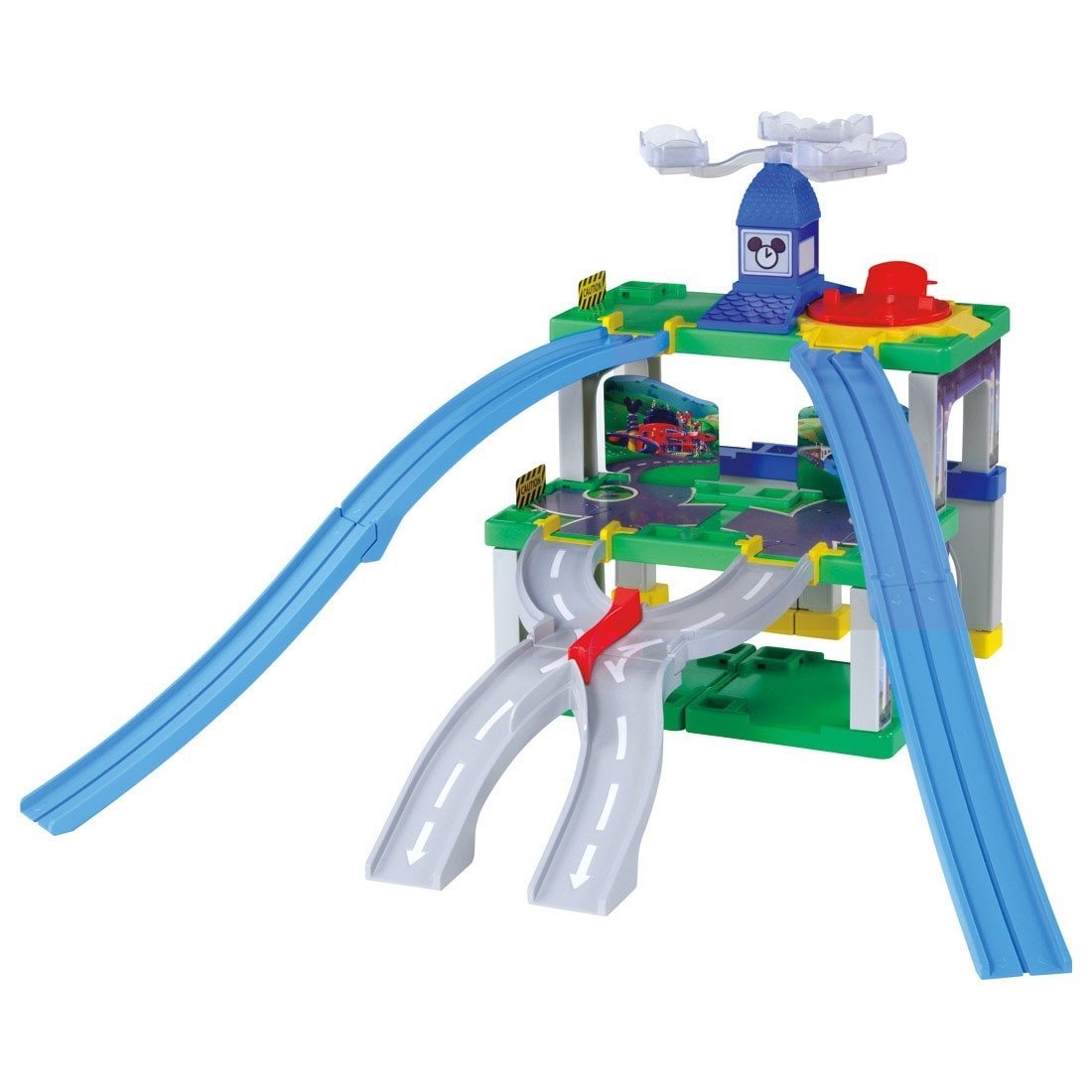 Takara Tomy 迪士尼 合金車仔 - Takara Tomy 可變形警車警局 可放12車仔