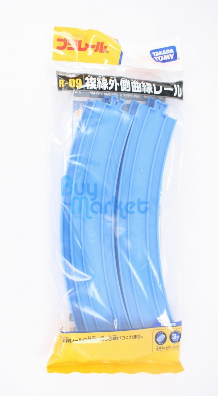 Takara Tomy Plarail 配件 R-09曲軌（雙軌外）