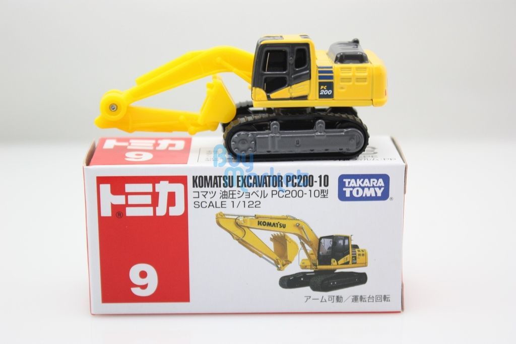 Takara Tomy Tomica 合金車仔 NO. 009 - Komatsu 油壓挖土機 PC200-10
