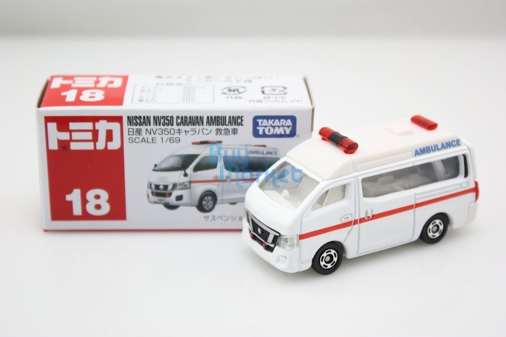 Takara Tomy Tomica 合金車仔 NO. 018 - 日產汽車 NV350 救護車