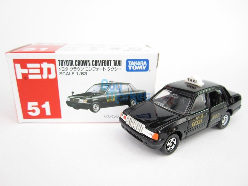 Takara Tomy Tomica 合金車仔 NO. 051 豐田 Crown Comfort 的士 - Japan
