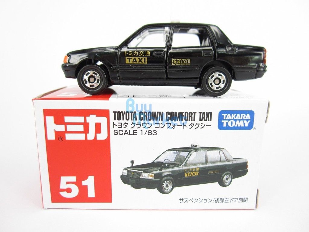 Takara Tomy Tomica 合金車仔 NO. 051 豐田 Crown Comfort 的士 - Japan