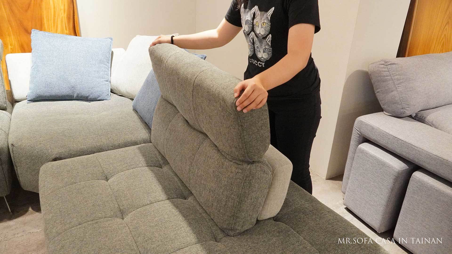 「沙發角度」是人坐在沙發上依靠椅背的傾斜角度