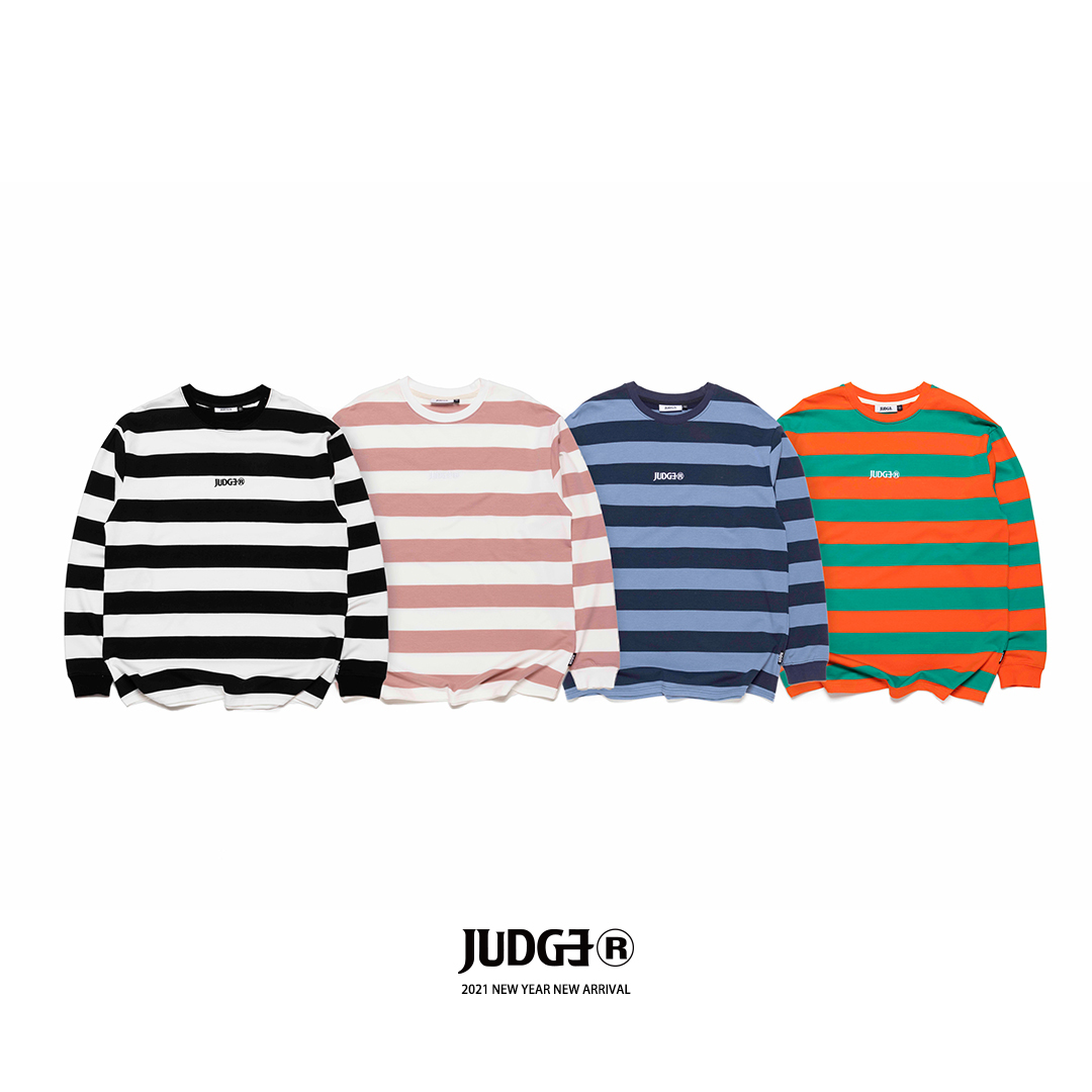 JUDGE NEW YEAR STRIPE LONG SLEEVE [ 條紋長袖 ]