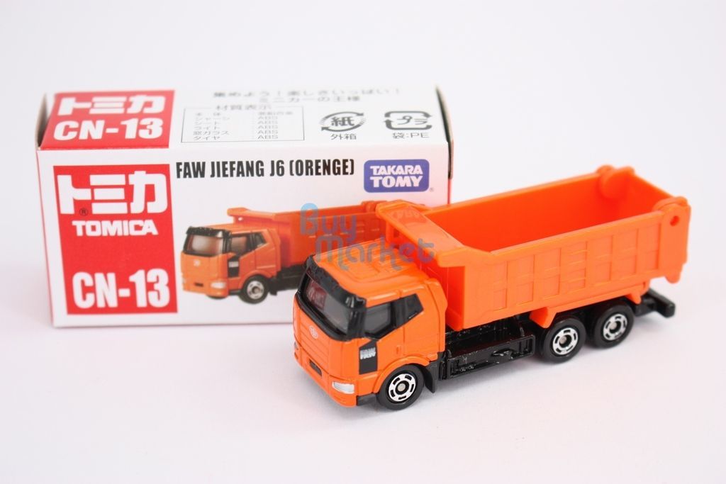 Tomica 多美卡合金車 CN-13 - Faw Jiefang J6 Orange