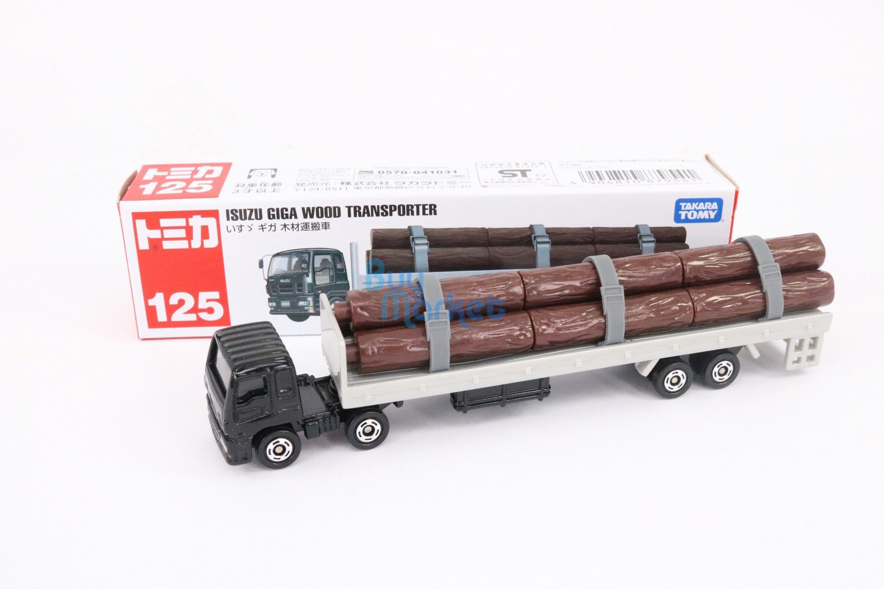 Takara Tomy Tomica 合金車仔 NO. 125 木材拖車