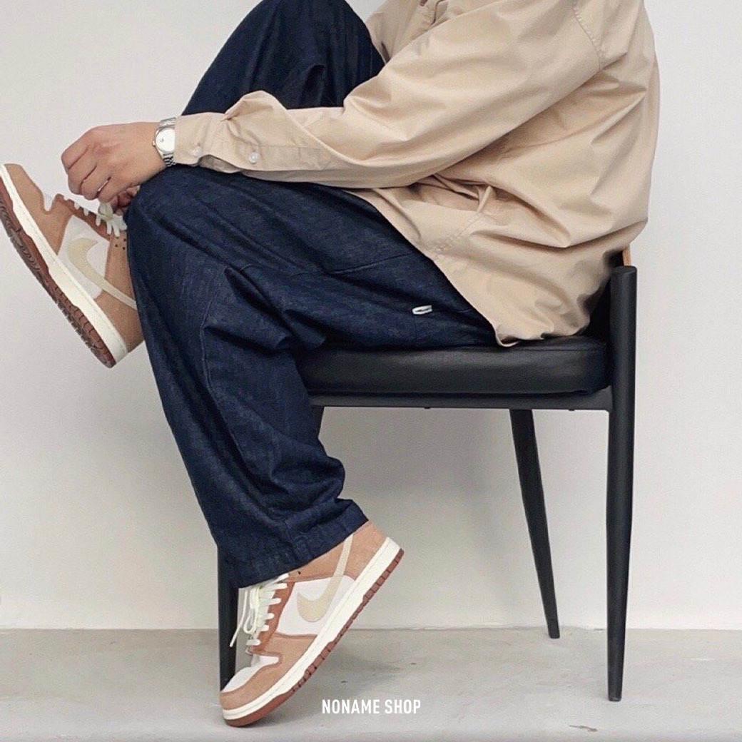 NIKE Dunk Low PRM "Medium Curry" 麂皮 小麥焦糖 (男款)