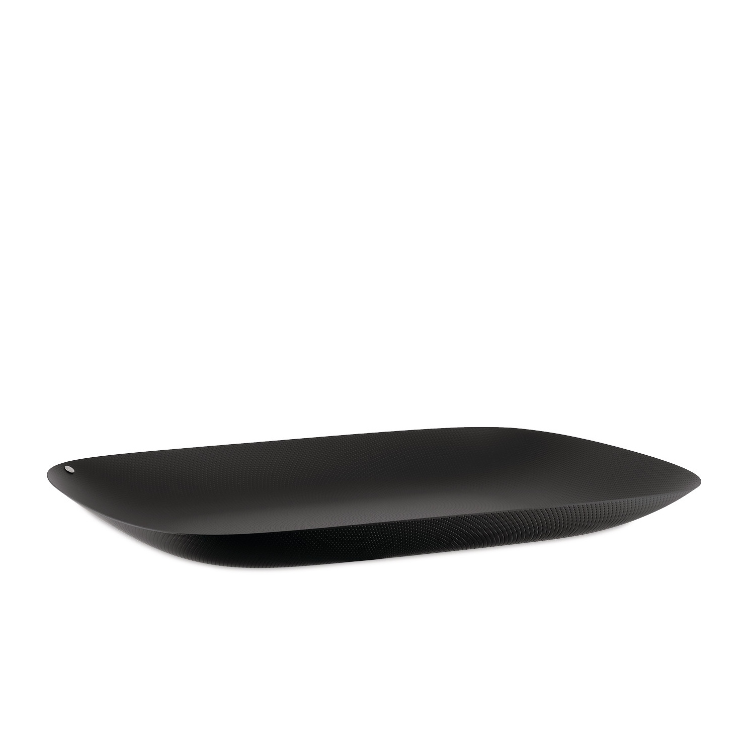 ALESSI MOIRE RECTANGULAR TRAY - BLACK