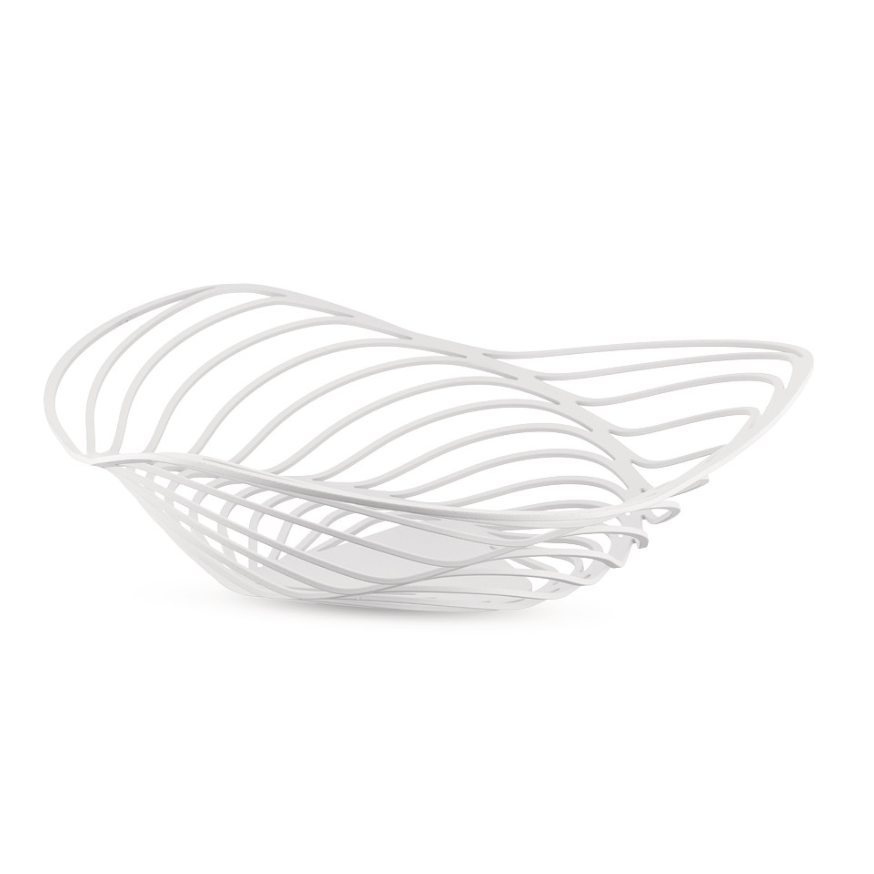 ALESSI TRINITY BASKET - WHITE