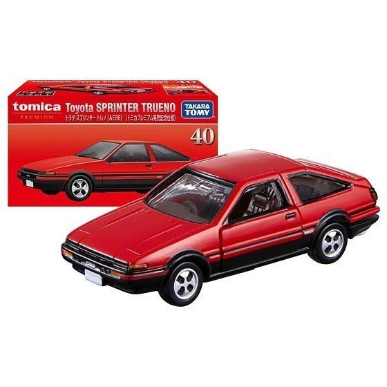 Takara Tomy Tomica Premium 系列合金車 No40 - Toyota AE86 (初回限定版)