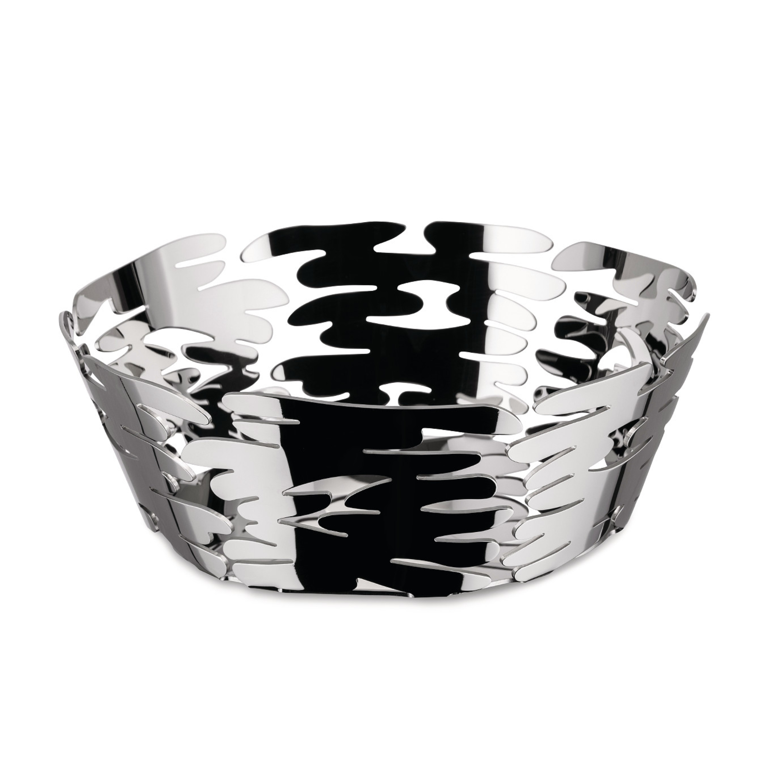 ALESSI BARKET SMALL BASKET 18CM  -  STAINLESS STEEL