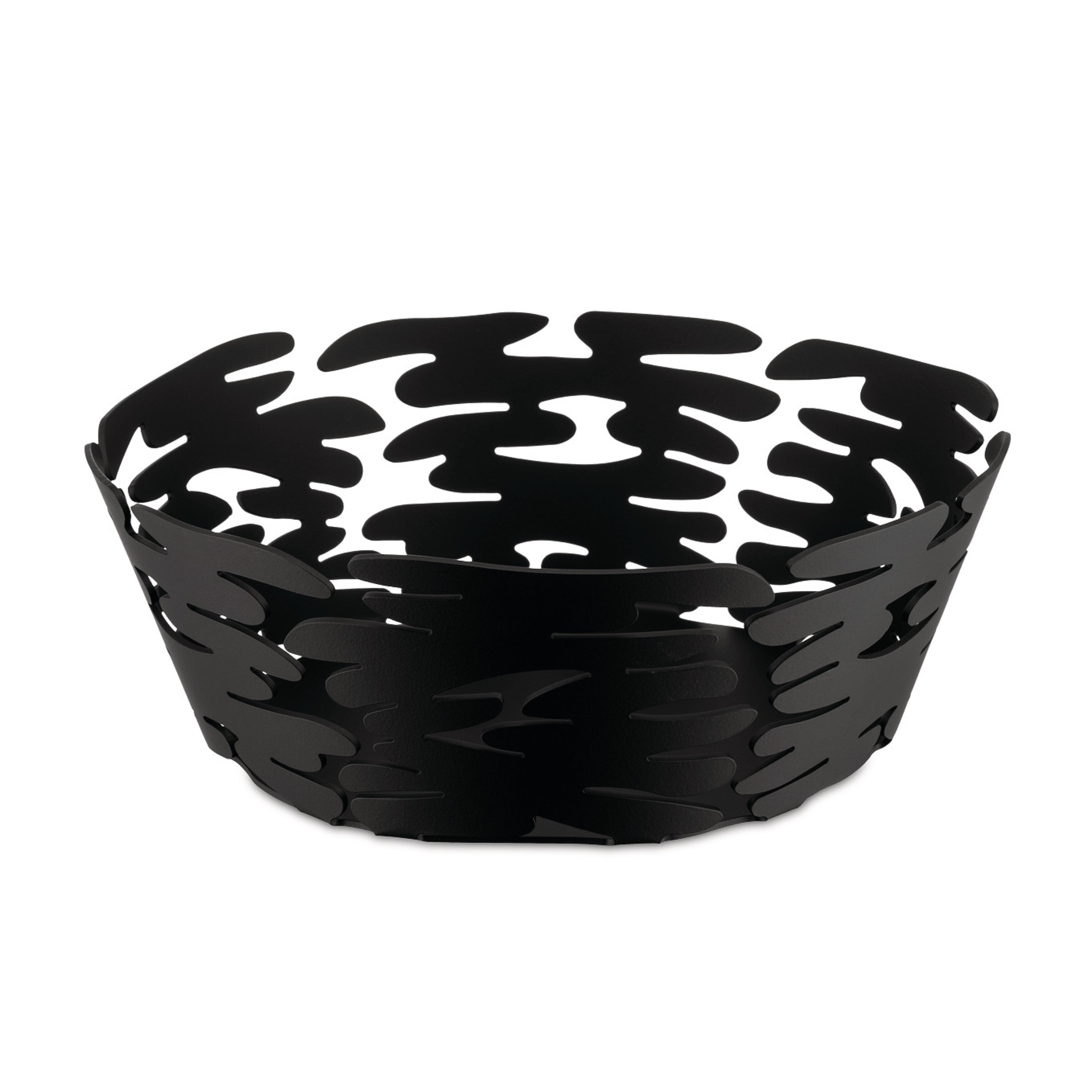 ALESSI BARKET SMALL BASKET 18CM  -  BLACK
