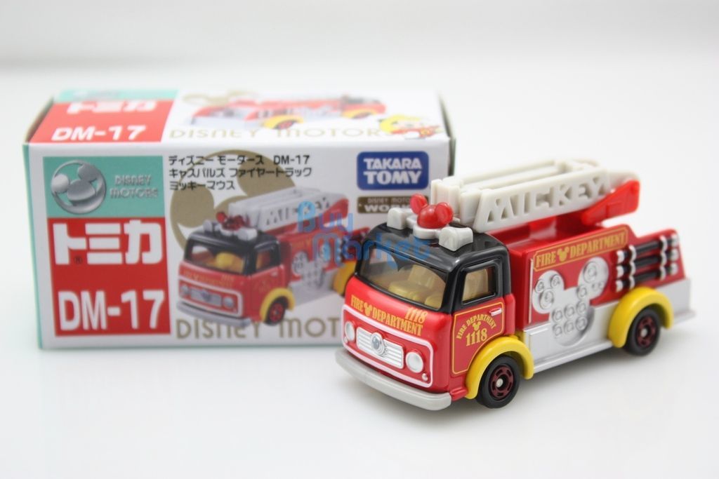 Takara Tomy 迪士尼 合金車仔 DM-17 米奇老鼠 Mouse Fire Truck