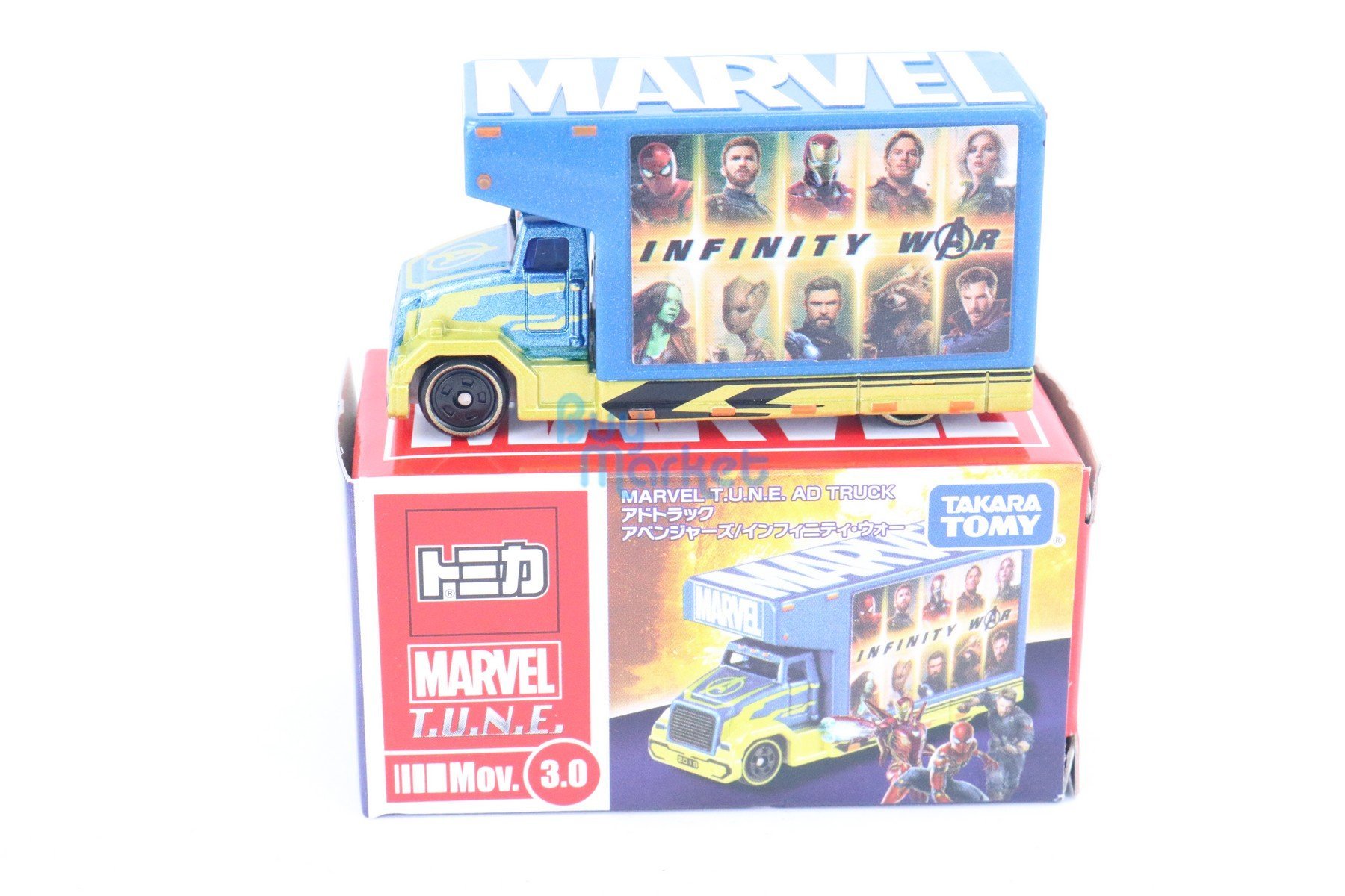 Takara Tomy 迪士尼 合金車仔 - Marvel TUNE Mov 3.2 AD Truck Infinity War