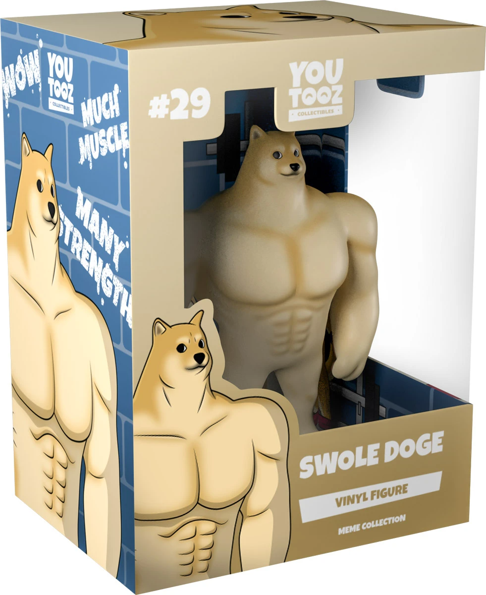 Youtooz MEME 多款梗圖迷因造型公仔 Swole Doge / Cheems Doge / Nyan Cat 廢柴肌肉柴與彩虹貓